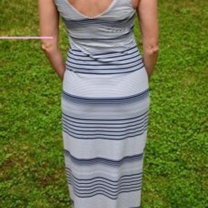 Navy Blue Maxi Dress